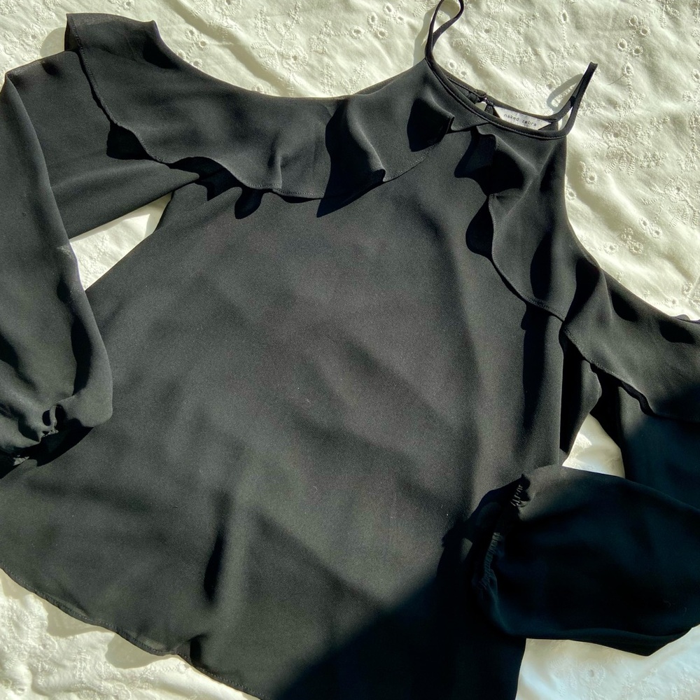 Naked Zebra Long Sleeve Top (Size M)
